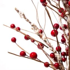 Glitzhome® Christmas Red Berry Table Tree -Michaels Shop D254177S 7