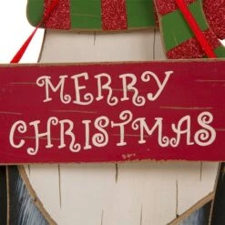 Glitzhome® 16" Wooden Dog Christmas Décor Accent -Michaels Shop D254183S 5