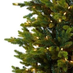 7ft. Pre-Lit North Carolina Fir Artificial Christmas Tree With Clear Lights -Michaels Shop D255809S 3