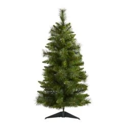3ft. Pre-Lit New Haven Pine Artificial Christmas Tree, Warm White LED Lights -Michaels Shop D255840S 3
