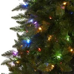 6.5ft. Pre-Lit Vermont Spruce Artificial Christmas Tree, Color Changing LED Lights -Michaels Shop D255862S 3