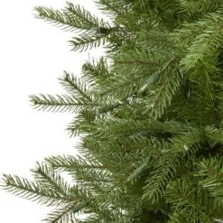 7ft. Pre-Lit Vienna Fir Artificial Christmas Tree, Warm White Lights -Michaels Shop D255888S 4