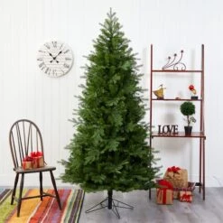7ft. Pre-Lit Vienna Fir Artificial Christmas Tree, Warm White Lights -Michaels Shop D255888S 7