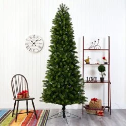 8ft. Pre-Lit Virginia Spruce Artificial Christmas Tree, Warm White LED Lights -Michaels Shop D255897S 8
