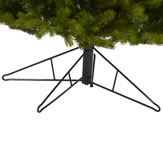 7ft. Pre-Lit Cambridge Spruce Flat Back Artificial Christmas Tree With Warm White Multifunction LED Lights 9 7ft. Pre-Lit Cambridge Spruce Flat Back Artificial Christmas Tree With Warm White Multifunction LED Lights - Image 7