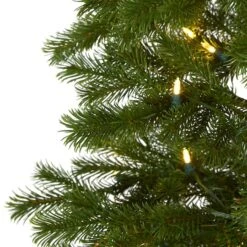 6.5ft. Pre-Lit Big Sky Spruce Artificial Christmas Tree With Clear Warm Multifunction LED Lights -Michaels Shop D255916S 3