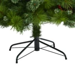 7ft. Pre-Lit Montana Mixed Pine, Pinecones & Berries Artificial Christmas Tree With Clear LED Lights -Michaels Shop D255944S 4
