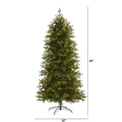7ft. Pre-Lit Belgium Fir Artificial Christmas Tree, Clear LED Lights 17 7ft. Pre-Lit Belgium Fir Artificial Christmas Tree, Clear LED Lights -Michaels Shop D255964S 2