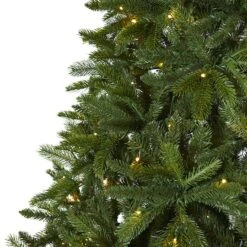 7ft. Pre-Lit Sierra Spruce Artificial Christmas Tree, Clear LED Lights -Michaels Shop D255979S 4
