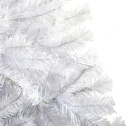 6ft. Unlit White Artificial Christmas Tree -Michaels Shop D256004S 3