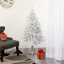 6ft. Unlit White Artificial Christmas Tree -Michaels Shop D256004S 6