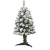 3ft. Unlit Flocked West Virginia Fir Artificial Christmas Tree