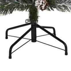 6ft. Unlit Flocked White River Mountain Pine & Pinecones Artificial Christmas Tree -Michaels Shop D256033S 4