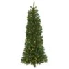 4ft. Pre-Lit Hanging Artificial Flat Back Christmas Tree, Clear LED Lights -Michaels Shop D256041S 1