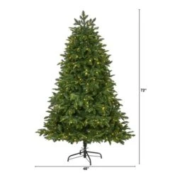 6ft. Pre-Lit Wyoming Fir Artificial Christmas Tree With Clear LED Lights -Michaels Shop D256072S 2