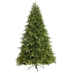 7.5ft. Pre-Lit Wyoming Fir Artificial Christmas Tree With Clear LED Lights -Michaels Shop D256073S 1 1