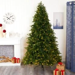 7.5ft. Pre-Lit Wyoming Fir Artificial Christmas Tree With Clear LED Lights -Michaels Shop D256073S 7