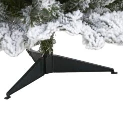 3ft. Pre-Lit Flocked North Carolina Fir Artificial Christmas Tree With Warm White Lights -Michaels Shop D256100S 4