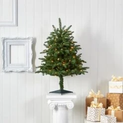 3ft. Pre-Lit South Carolina Spruce Artificial Christmas Tree, White Warm Lights -Michaels Shop D256102S 5