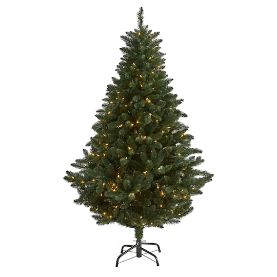 6ft. Pre-Lit Northern Rocky Spruce Artificial Christmas Tree, Clear Lights 4 6ft. Pre-Lit Northern Rocky Spruce Artificial Christmas Tree, Clear Lights - Image 2