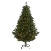 6ft. Pre-Lit Northern Rocky Spruce Artificial Christmas Tree, Clear Lights -Michaels Shop D256124S 1