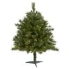3ft. Pre-Lit Wyoming Mixed Pine Artificial Christmas Tree, Clear LED Lights -Michaels Shop D256132S 1