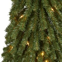 3ft. Pre-Lit Grand Alpine Artificial Christmas Tree, Clear LED Lights -Michaels Shop D256147S 3