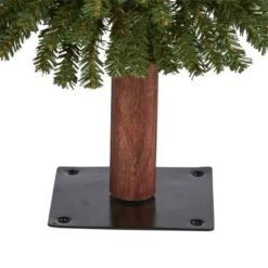 3ft. Pre-Lit Grand Alpine Artificial Christmas Tree, Clear LED Lights -Michaels Shop D256147S 4