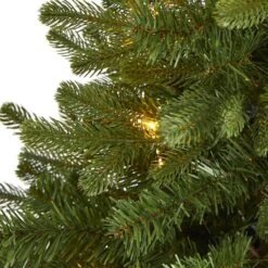 3ft. Pre-Lit Washington Fir Artificial Christmas Tree, Clear LED Lights -Michaels Shop D256148S 3