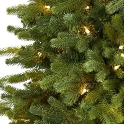 6.5ft. Pre-Lit Washington Fir Artificial Christmas Tree, Clear LED Lights 13 6.5ft. Pre-Lit Washington Fir Artificial Christmas Tree, Clear LED Lights -Michaels Shop D256150S 3