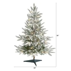 3ft. Pre-Lit Manchester Spruce Artificial Christmas Tree, Clear LED Lights -Michaels Shop D256158S 2
