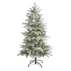 5ft. Pre-Lit Nova Scotia Spruce Artificial Christmas Tree, Warm White LED Lights -Michaels Shop D256162S 1 1