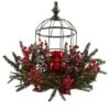 15" Pine & Berry Birdhouse Candelabrum -Michaels Shop D292869S 11