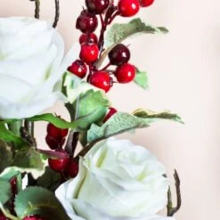 19.5" Merry Christmas Rose & Hydrangea Arrangement -Michaels Shop D292871S 16