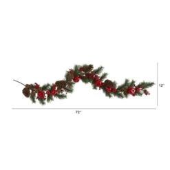 6ft. Apple, Berries & Pinecone Garland -Michaels Shop D292885S 2