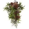 26" Pine & Pinecone Teardrop Swag -Michaels Shop D292891S 11