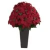 2.25ft. Red Poinsettia Plant In Black Planter -Michaels Shop D292918S 1