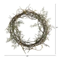 17" Frosted Twig Wreath -Michaels Shop D322823S 2