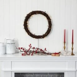 20" LED Vine Wreath -Michaels Shop D322880S 4