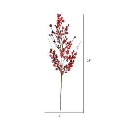 Artificial Red Snow Berry Spray, 3ct. 8 Artificial Red Snow Berry Spray, 3ct. -Michaels Shop D333935S 2