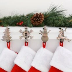 Original MantleClip® Oil-Rubbed Bronze Assorted Holiday Icons Stocking Holders, 4ct. -Michaels Shop D349378S 2