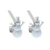 Original MantleClip® Silver Snowman Icons Stocking Holders, 2ct. -Michaels Shop D349380S 1