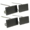 Original MantleClip® With Silver Chalkboard Icons, 4ct. -Michaels Shop D349383S 1