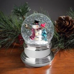 Haute Decor Snowburst™ Animated Snowman Christmas Snow Globe -Michaels Shop D349454S 2
