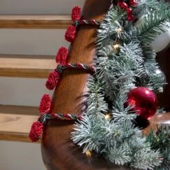 Haute Decor 16" Red, Green & White Decorative Twist Ties, 6ct. -Michaels Shop D349488S 2