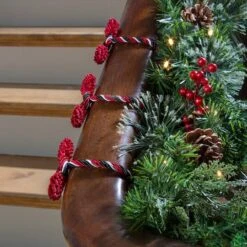 Haute Decor 16" Black, Red & White Decorative Twist Ties, 6ct. -Michaels Shop D349489S 2