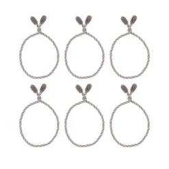 Haute Decor 20" Taupe & White Decorative Twist Ties, 6ct. -Michaels Shop D349503S 2