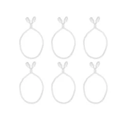 Haute Decor 20" White Decorative Twist Ties, 6ct. -Michaels Shop D349506S 2