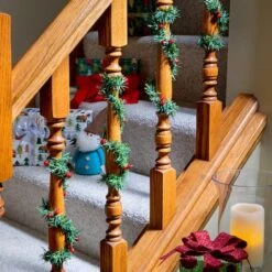 Haute Decor GarlandTies 18" Noble Pine Ties With Berries, 20ct. -Michaels Shop D349529S 2