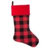 Haute Decor HangRight™ 20" Red & White Buffalo Check Stocking, 4ct. -Michaels Shop D349559S 1